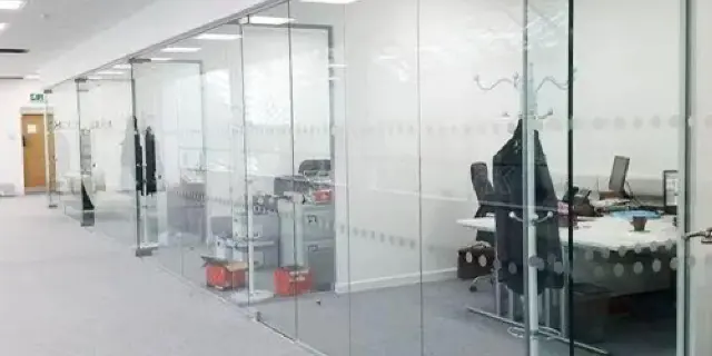 Glass partition installation by Range Shop Fronts