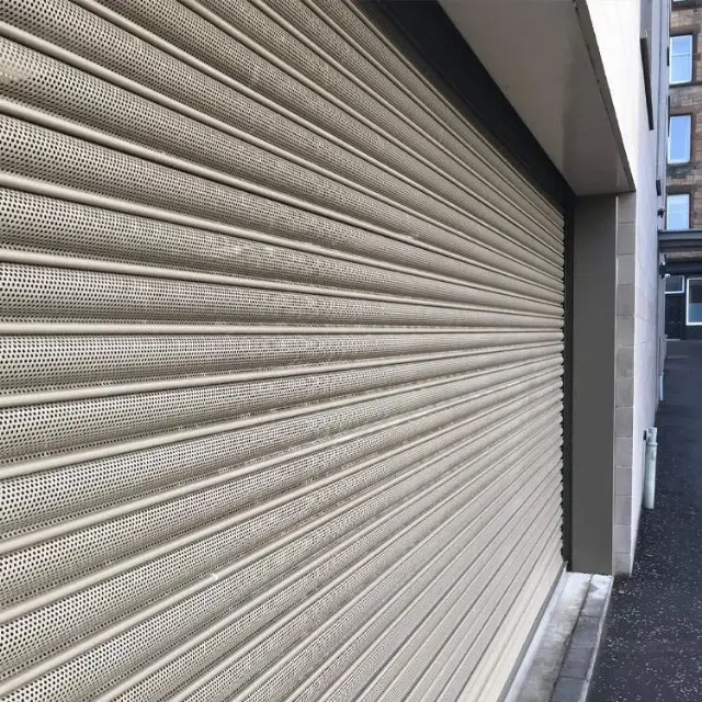 Roller shutter installation by Range Shop Fronts